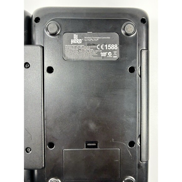 DJ Hero Wireless Turntable Controller Sony PlayStation 2 & 3 No Dongle Tested - Picture 10 of 12